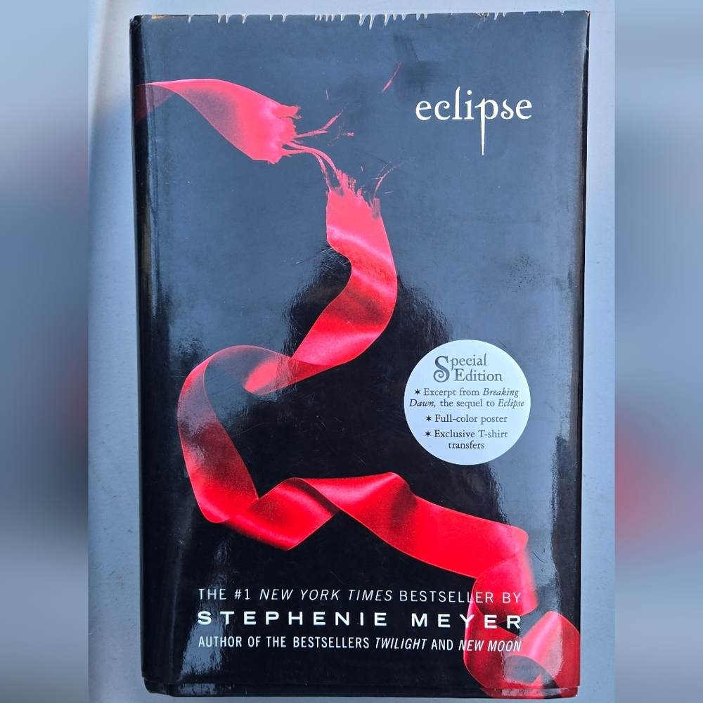 Twilight Saga Book with Red Ribbon Cover